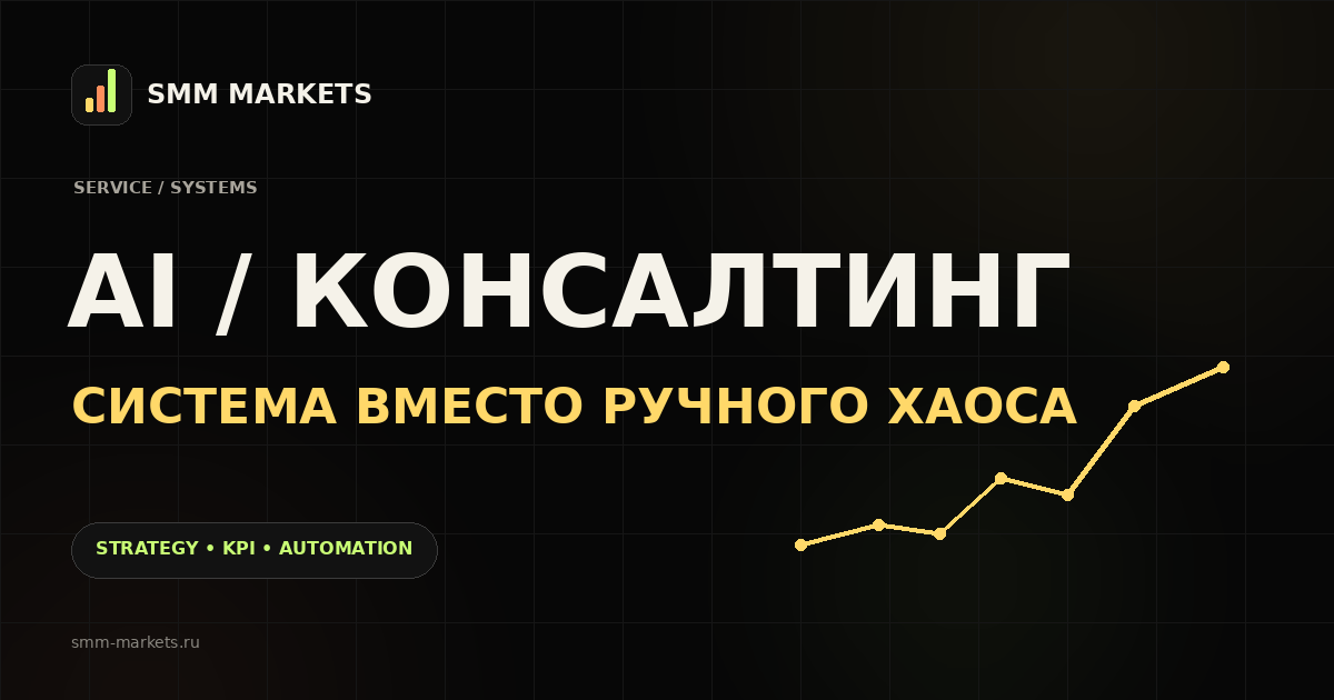 Визуальная обложка: AI / КОНСАЛТИНГ